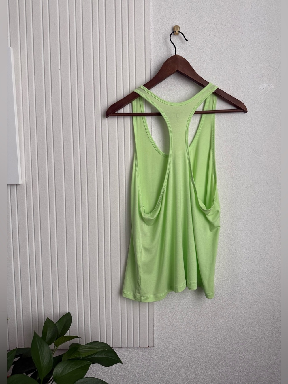 Lime Green Modal Racerback Tank - Picture 4 of 5